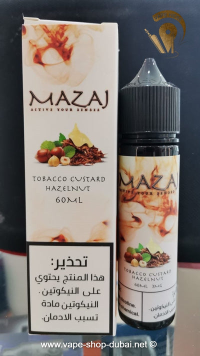 Tobacco Custard Hazelnut -  by Mazaj 60ml E Juice - Vape Here Store