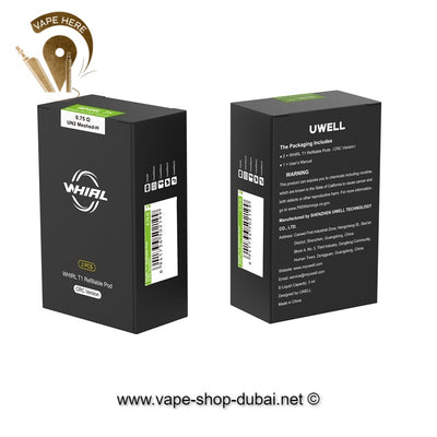 UWELL WHIRL T1 REPLACEMENT PODS - Vape Here Store