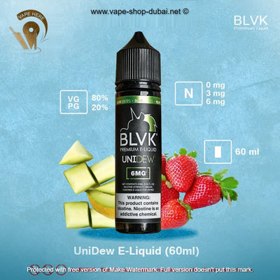 BLVK UNIDEW E-Liquids 60ml - BLVK UNICORN SERIES - Vape Here Store
