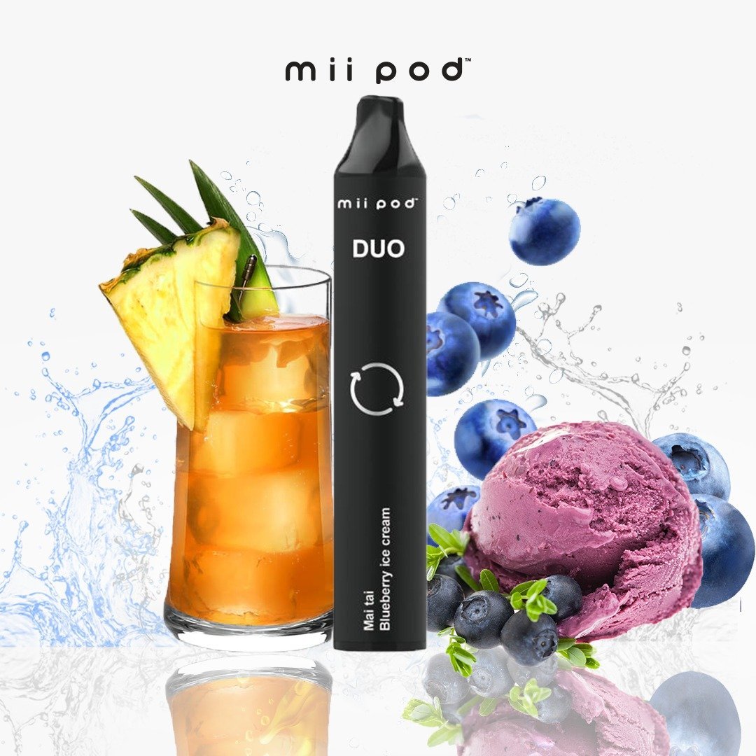 Mii Pod DUO Disposable Pods - (1500 Puffs) - Vape Here Store