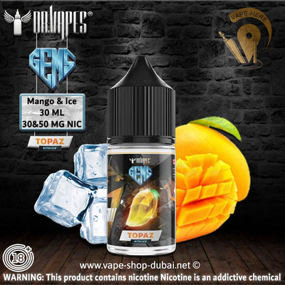 TOPAZ MAD MANGO -  SaltNic 30ml by Dr Vapes (GEMS Series) - Vape Here Store