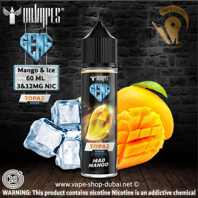 TOPAZ MAD MANGO -  E liquid by Dr Vapes (GEMS Series) - Vape Here Store
