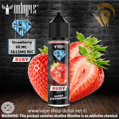 RUBY SUPER STRAWBERRY -  E liquid by Dr Vapes (GEMS Series) - Vape Here Store