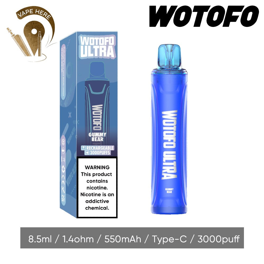 WOTOFO Ultra Disposable 3000 Puffs-20mg
