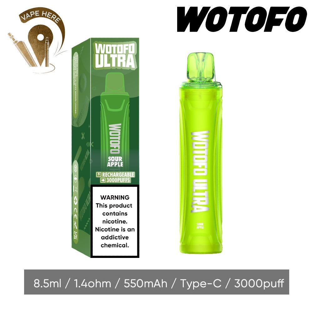 WOTOFO Ultra Disposable 3000 Puffs-20mg