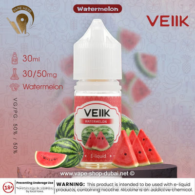 Watermelon 30ml SaltNic by Veiik - Vape Here Store