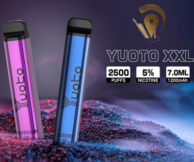 YUOTO XXL Disposable Pods 2500 Puffs (50mg) - Vape Here Store