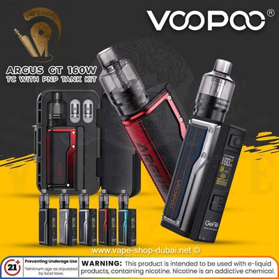 VOOPOO Argus GT 160W TC with PnP Tank Kit - Vape Here Store