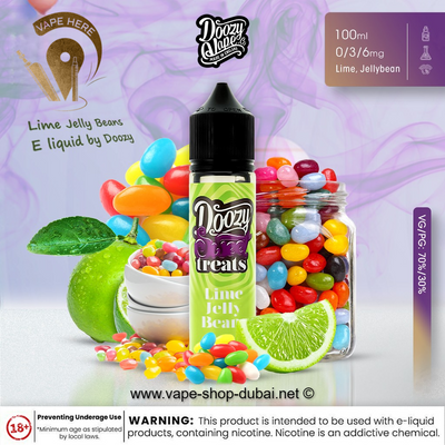 Lime Jelly Beans - E liquid by Doozy - Vape Here Store