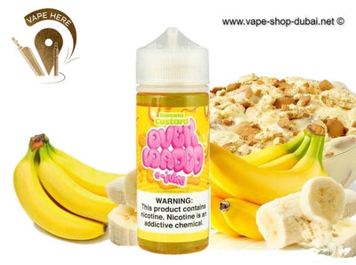 Banana Custard Eliquid - Loaded 120ml - Vape Here Store