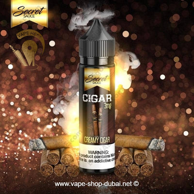 Creamy Cigar 60ml E Liquid by Secret Sauce - Vape Here Store