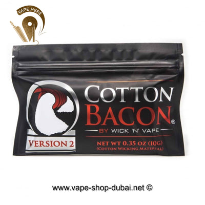 Cotton Bacon Version 2 (Organic Cotton) - Wick N Vape - Vape Here Store