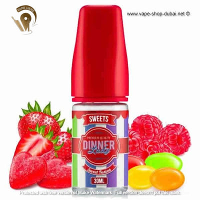 Tuck Shop Sweet Fusion Ice SaltNic - Dinner Lady - Vape Here Store