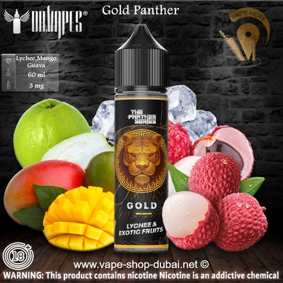Gold Panther New Recipe 60ml E Liquid by Dr. Vapes (Panther Series) - Vape Here Store