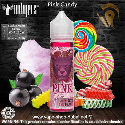 Pink Candy E-liquid  - Dr. Vapes (Panther Series) - Vape Here Store