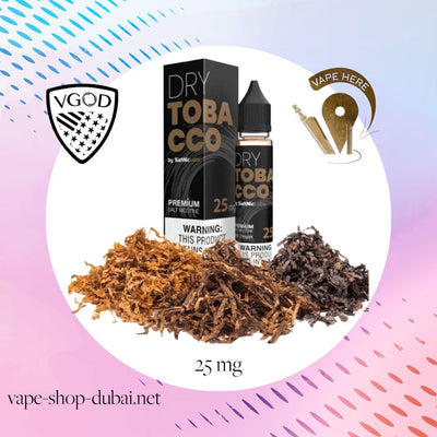 VGOD Dry Tobacco Nic Salts - 30ml - Vape Here Store