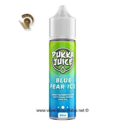 BLUE PEAR ICE - BY PUKKA JUICE  60ml E JUICE - Vape Here Store