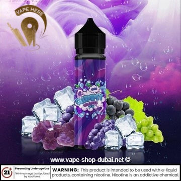 Gummy Grapes Ice 60ml E Liquid by Gummy Eliquid - Vape Here Store