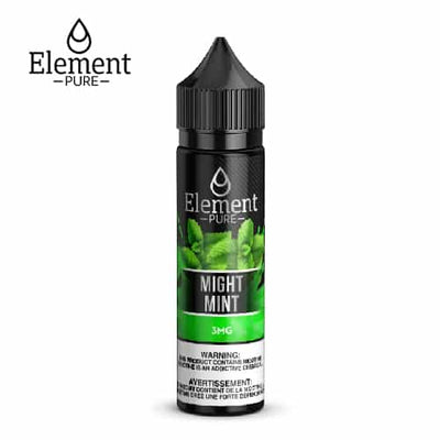 ELEMENT PURE - MIGHT MINT ELIQUID (60ML) - Vape Here Store