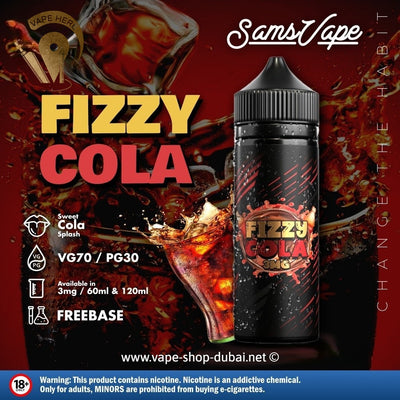 Fizzy Cola E Liquid by Sam Vapes - Vape Here Store