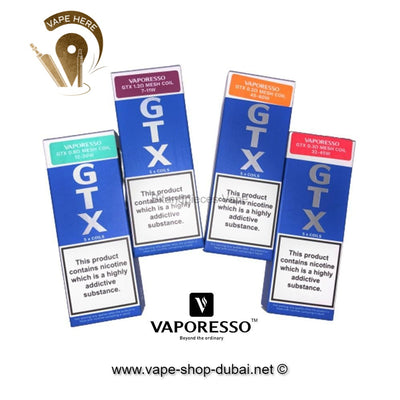 Vaporesso GTX \ GTX 2 Replacement Coils – 5 pcs - Vape Here Store