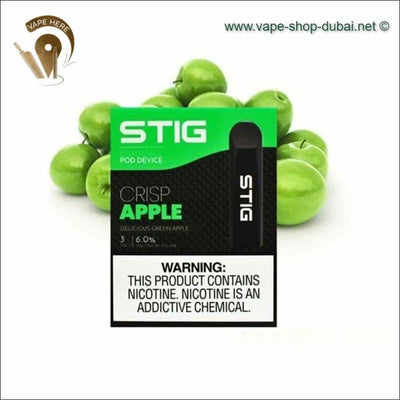 STIG Disposable Pod by VGOD ( American Version ) - CRISP APPLE - Vape Here Store