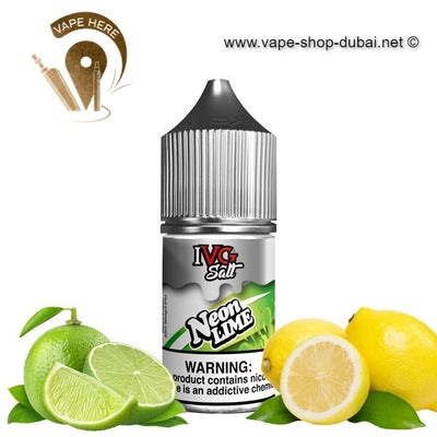 Neon Lime 30ml Saltnic by IVG - Vape Here Store