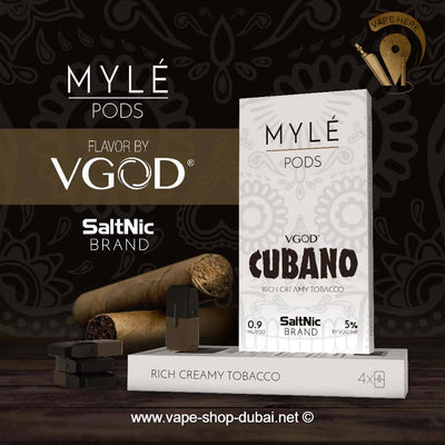 Myle Pods - Cubano VGOD - Vape Here Store