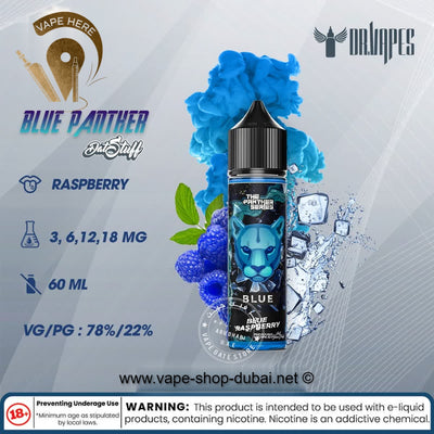 Date Blue Stuff (Blue Panther) -  E liquid by Dr Vapes (Panther Series) - Vape Here Store