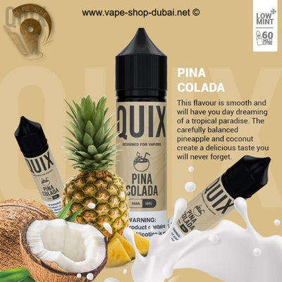 QUIX - PINA COLADA 60ML ELIQUID - Vape Here Store
