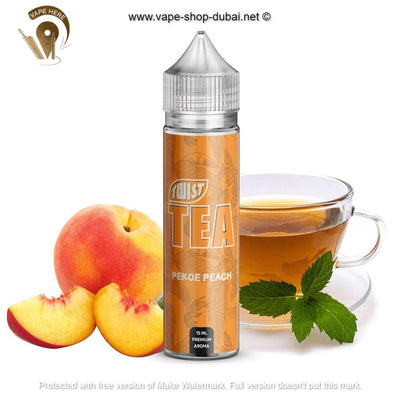 Pekoe Peach 50ml Ejuice by Twist Tea PGVG - Vape Here Store