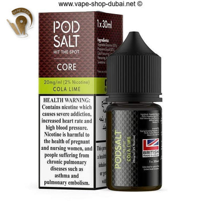 Pod Salt - Cola Lime - NicSalt - Vape Here Store
