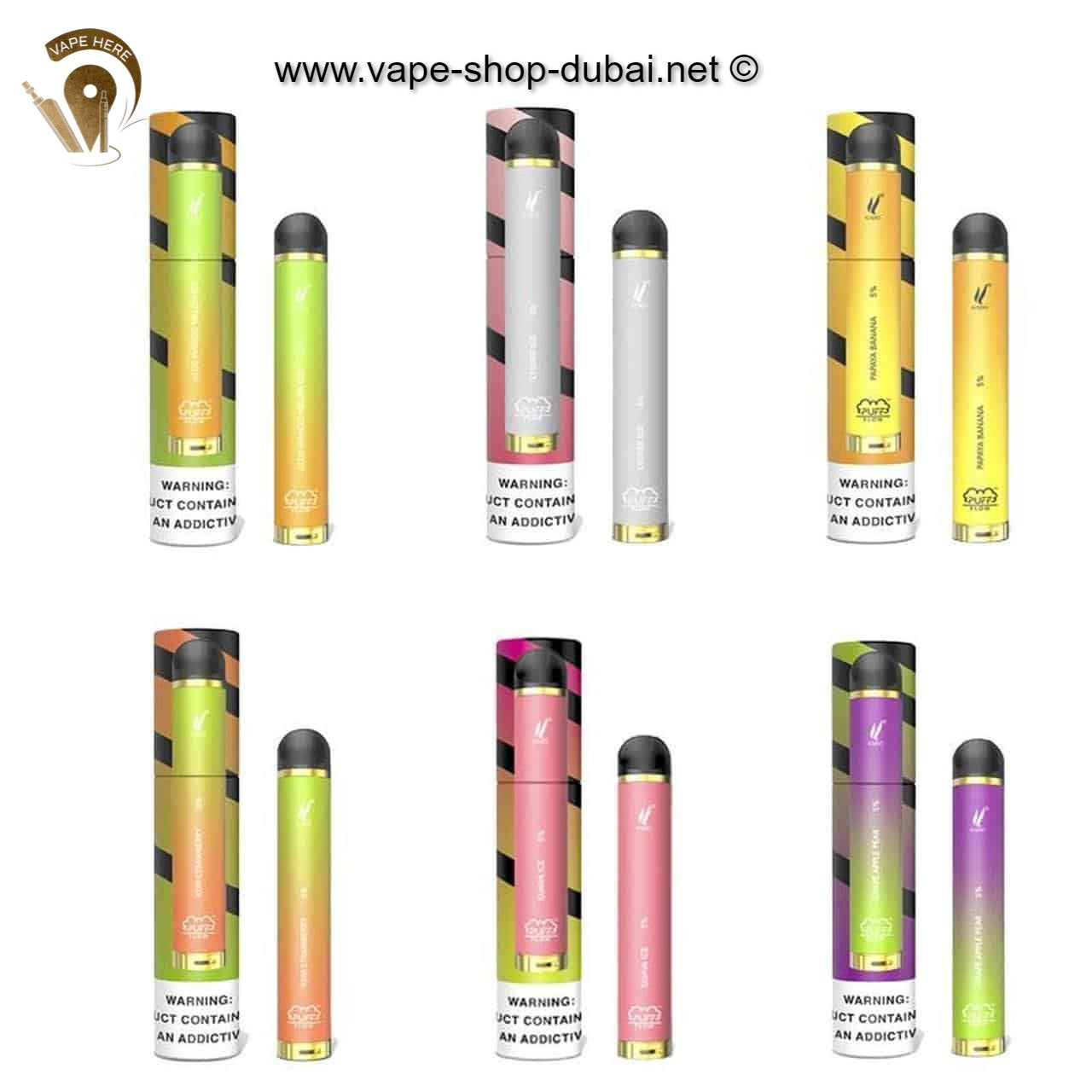 Puff Flow - Disposable Pods - Vape Here Store
