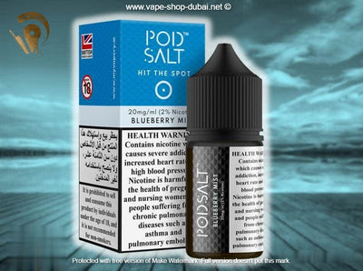 Pod Salt Blueberry Mist - NicSalt - Vape Here Store