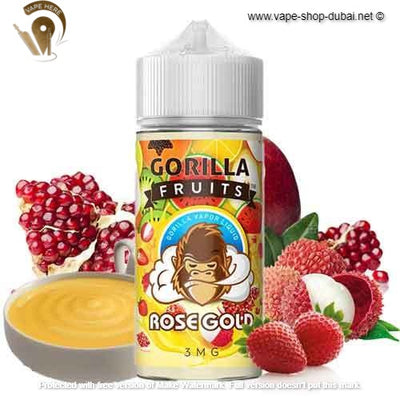 Rose Gold Gorilla Custard Fruits E Liquid by E&B Flavor - Vape Here Store