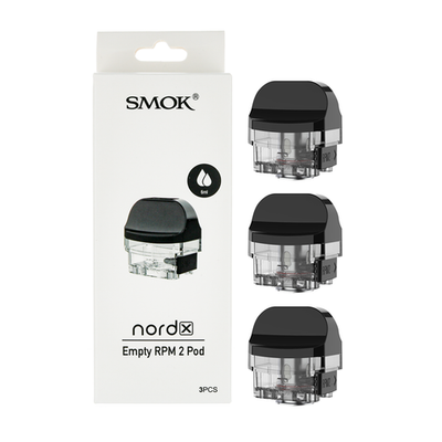 SMOK Nord X Replacement Empty Pod Cartridge 2ml (3pcs/pack) - Vape Here Store