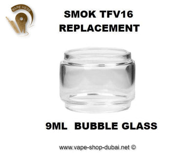 SMOK TFV16 REPLACEMENT GLASS 9ML - Vape Here Store