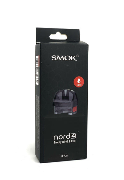 SMOK Nord 4 Replacement Empty Pod Cartridge 4.5ml (3pcs/pack) - Vape Here Store