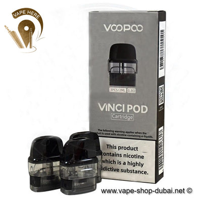 VOOPOO VINCI CARTRIDGE 0.8\1.2 OHM 3PCS/PACK - Vape Here Store