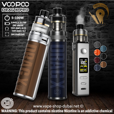 Voopoo Drag X Pro Pod Mod Kit 100W - Vape Here Store